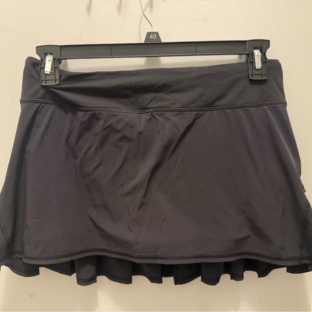 lululemon athletica Black Mini Skort size 4